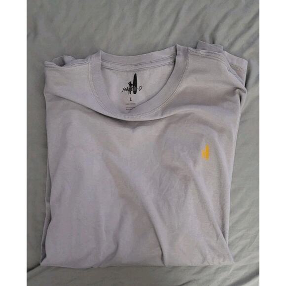 johnnie-O Santa Monica Back Graphic Surf S/S T-Shirt Gray Mens Sz LARGE Sunrise - Picture 5 of 6